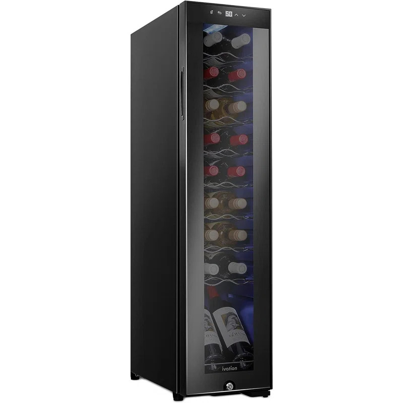 Ivation Single Zone 9.9'' Wine Refrigerator | Wayfair North America
