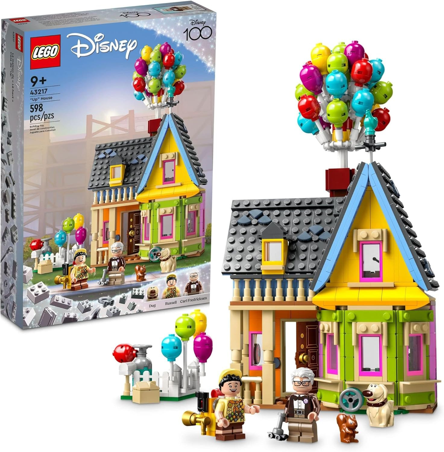 LEGO Disney and Pixar ‘Up’ House 43217 for Disney 100 Celebration, Disney Toy Set for Kids an... | Amazon (US)