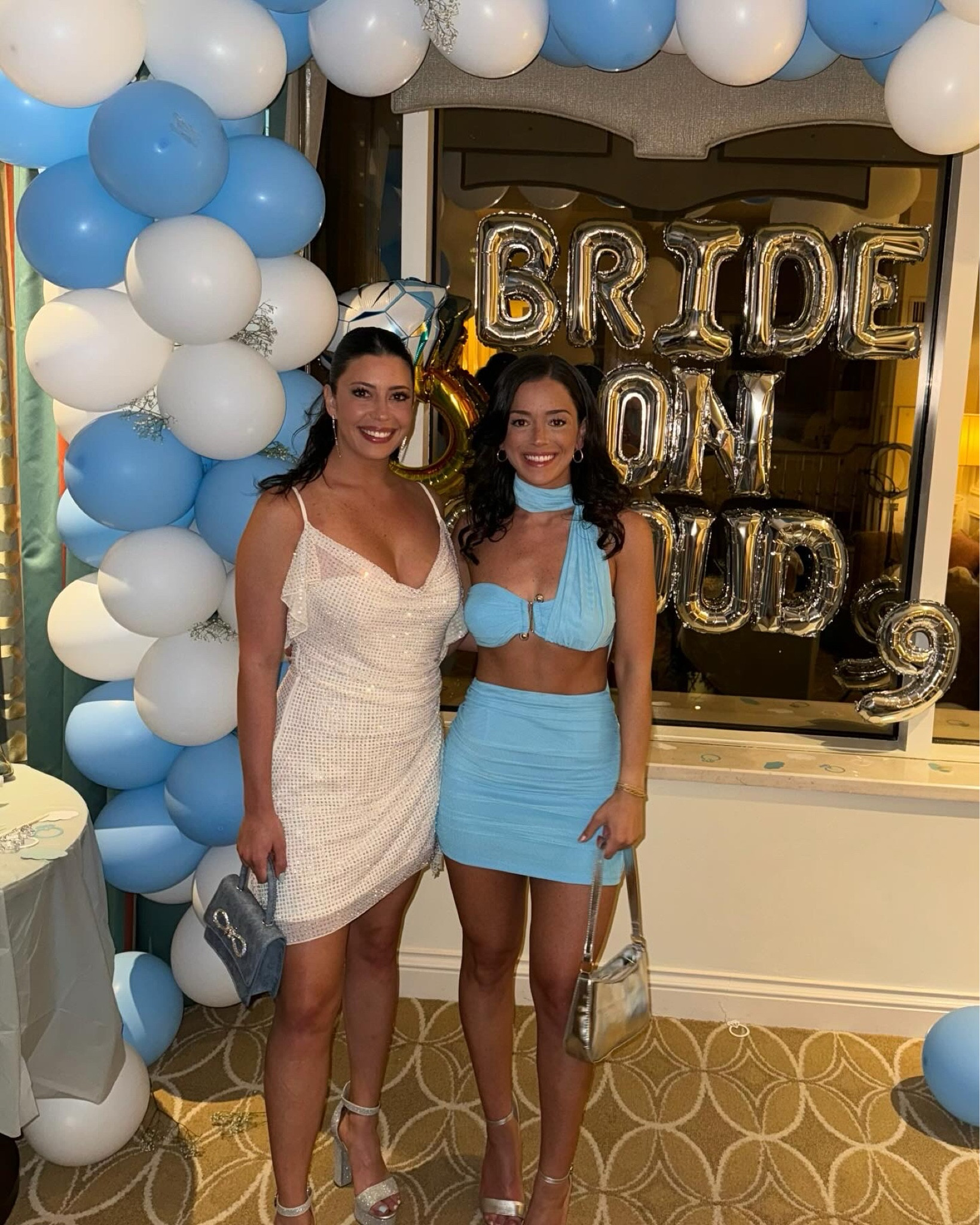 Blue night in Vegas for my besties bach party! Loved this Hello Molly Set (both size small) and my bestie has on a stunning Oh Polly dress in size 4! 

#LTKParties #LTKStyleTip #LTKBeauty