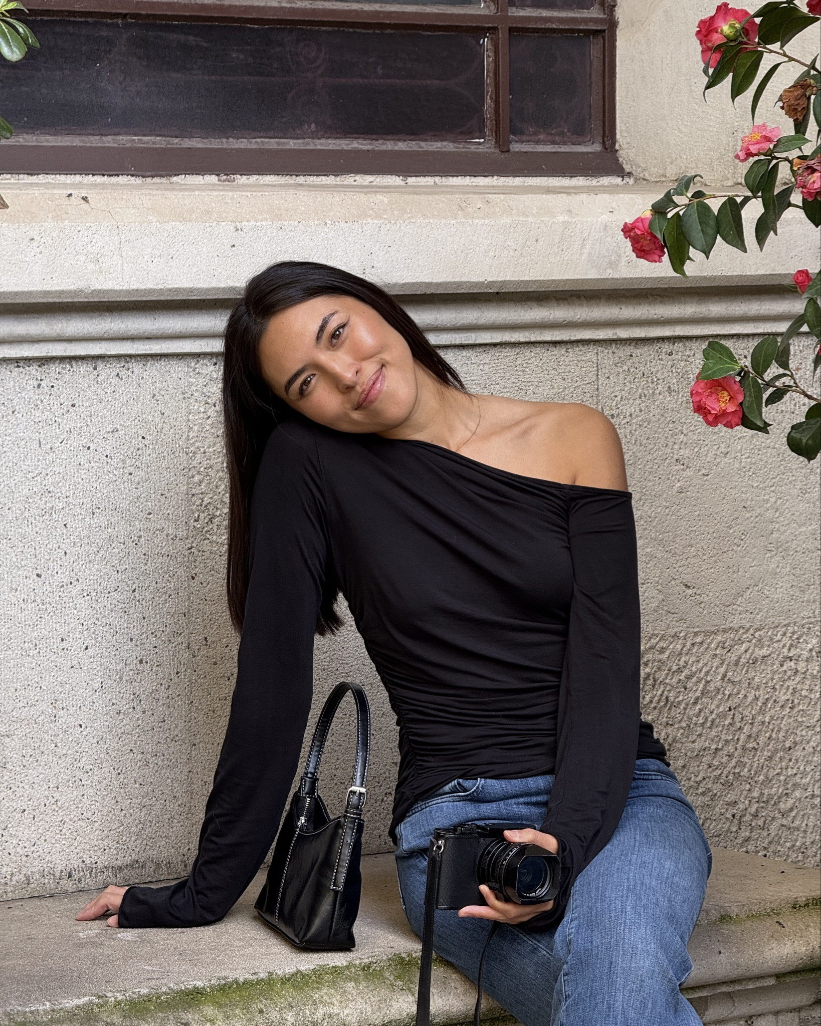 last day in milan 🖤 die Jeans ist das Modell, aber ich glaube genau die m Farbe, die ich trage, ist nicht mehr verfügbar :) 