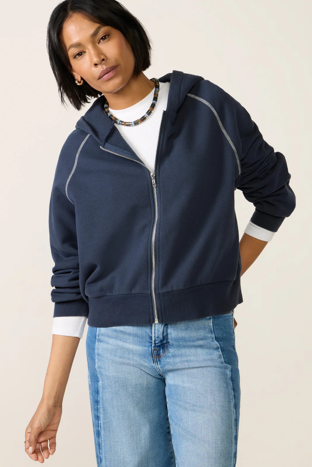 Lennon Zip Up Hoodie | Evereve