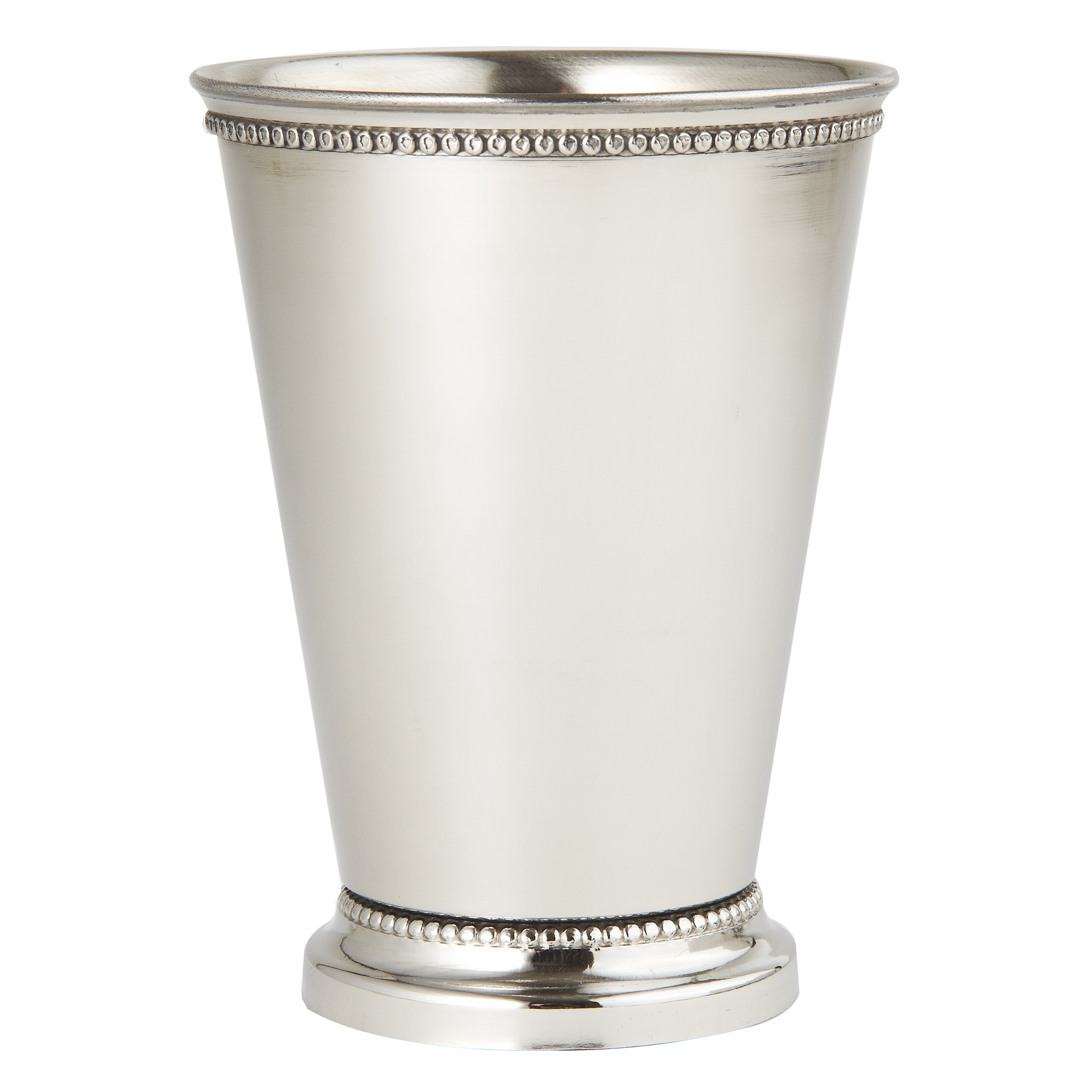 Elegance 90471 Beaded Mint Julep Cup, 4.5", Silver | Amazon (US)
