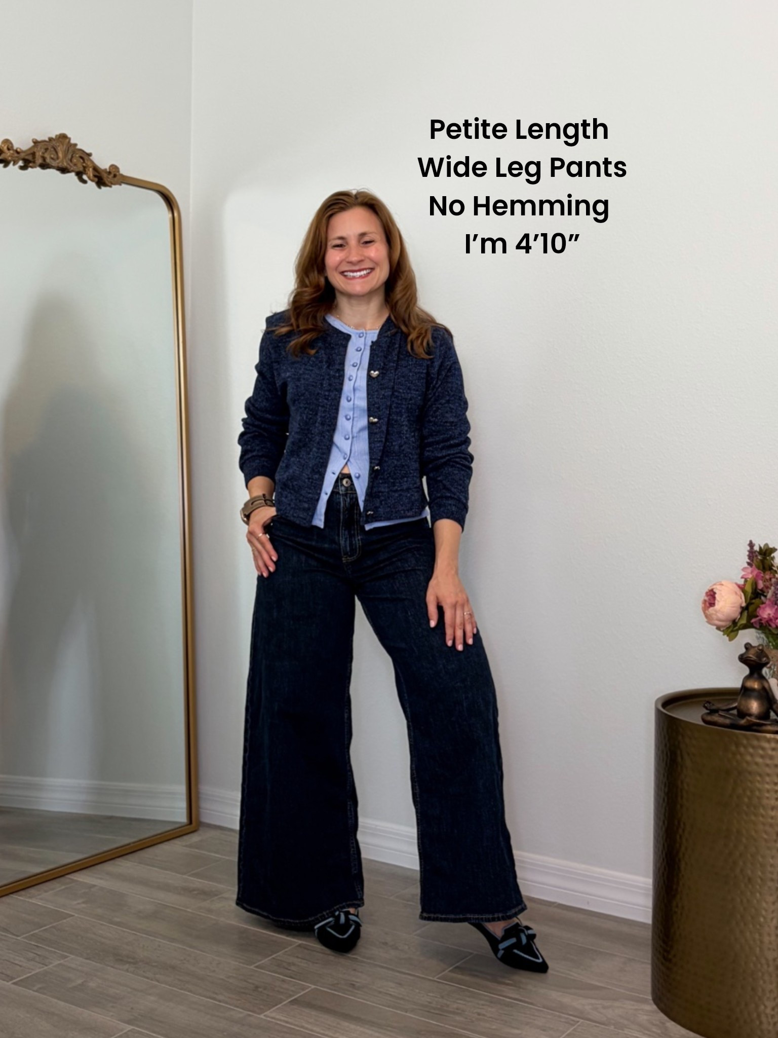 Petite Length 
Wide Leg Pants
No Hemming 
I’m 4’10”

#LTKootd #LTKPetite #LTKActive
