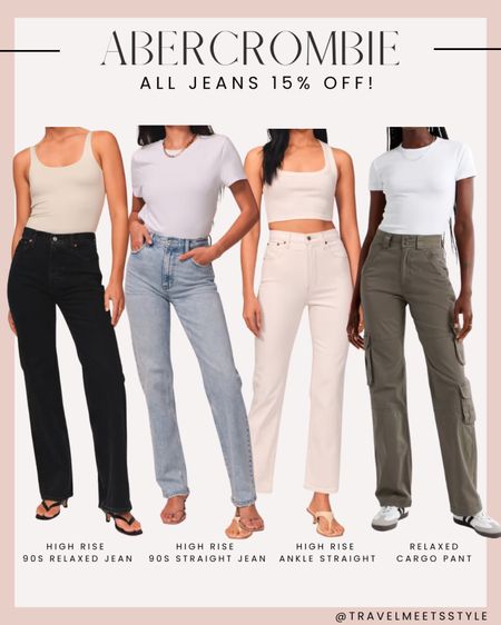 Sharing some of my fave Abercrombie jeans and pants that are currently 15% off for Labor Day weekend! 


90s jeans, relaxed jeans, straight jeans, black jeans, cargo pads, off white jeans, cream jeans, distressed jeans, high rise jeans, cropped jeans

#LTKsalealert #LTKSale #LTKunder100