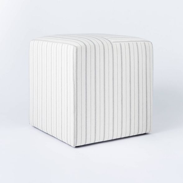 Lynwood Square Upholstered Cube - Threshold™ designed with Studio McGee | Target