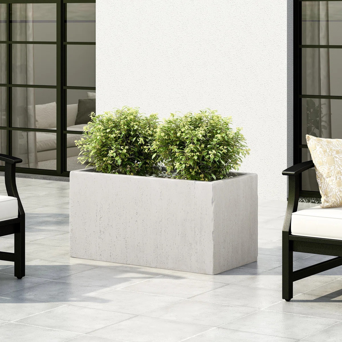 Shiner Lightweight Concrete Planter Box Set | Wayfair North America