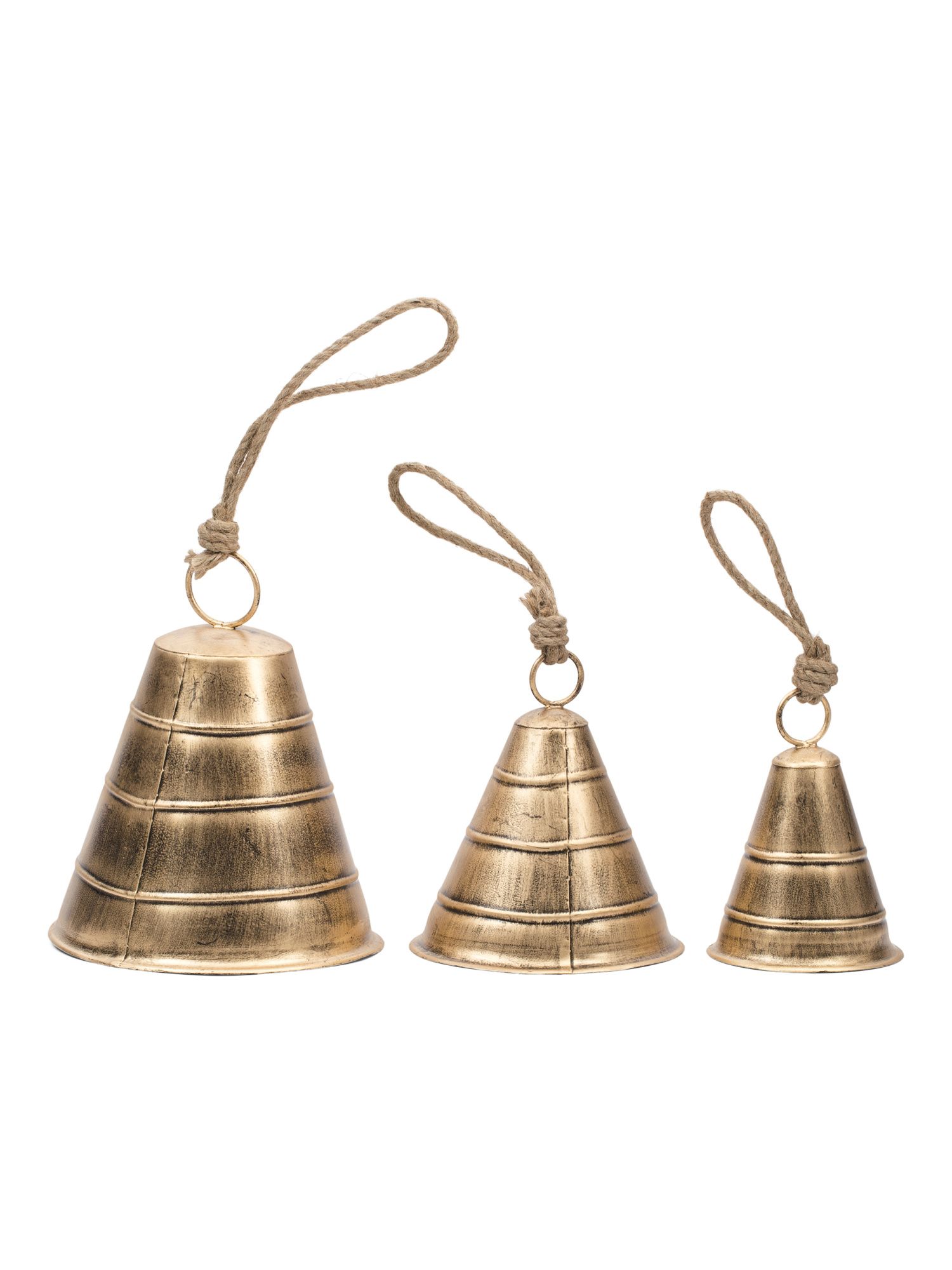 3pc Metal Bells Decor | TJ Maxx