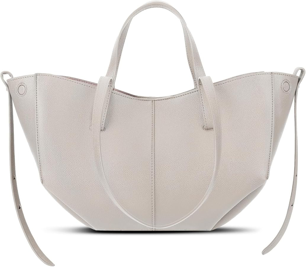 Juoxeepy Work Bag Faux Leather Tote Bag for Women Trendy Handbag Purse Fall Shoulder Bag with Mag... | Amazon (US)