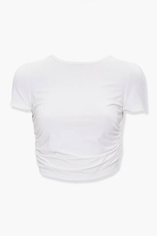 Cutout Self-Tie Crop Top | Forever 21 (US)