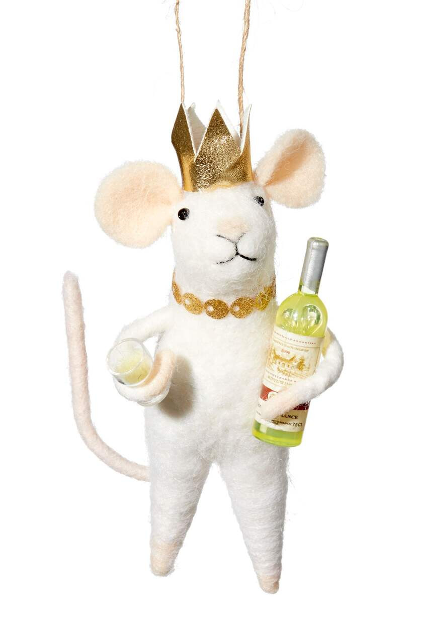 CANVAS Gold Collection Decoration New Year's Eve Gold Mouse Christmas Ornament, 5-in#151-9394-8 | Canadian Tire