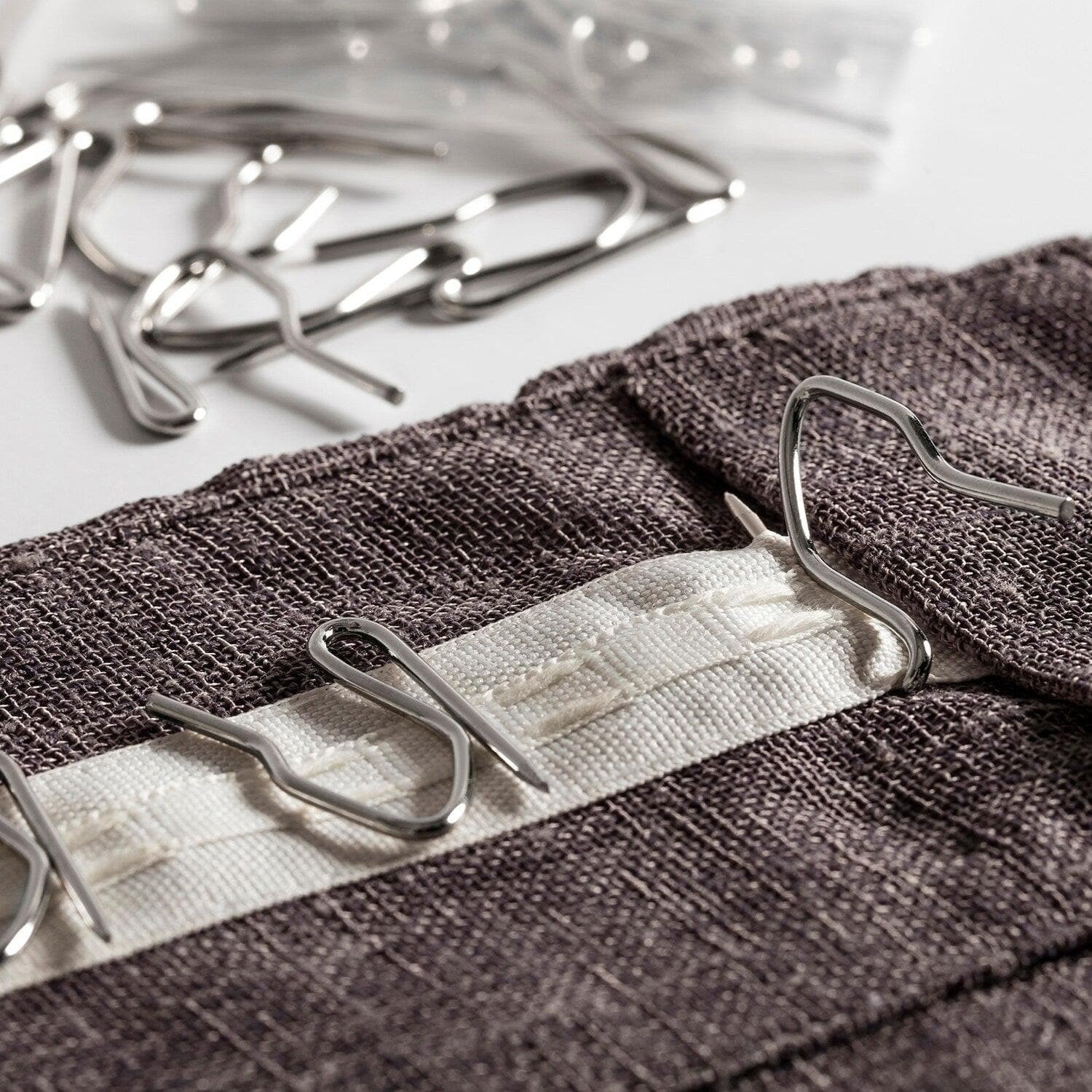 Heavy Duty Drapery Pin Hooks (22 per bag) | Half Price Drapes