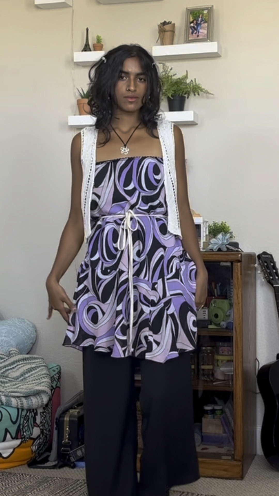 turn your skirt into a dress and pair it with some wide-legged pants or flare leggings for a cute, funky look 💌

#LTKBacktoSchool