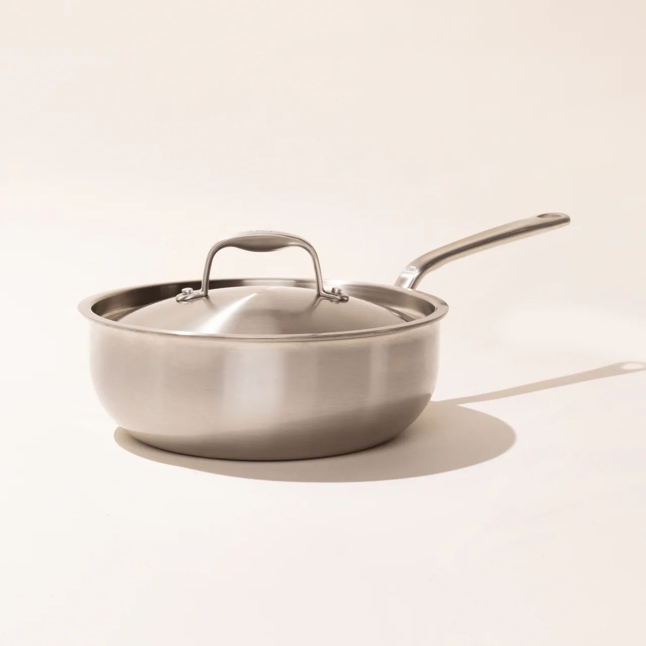 Stainless Clad Saucier | 2 QT, 3 QT & 5 QT | Made In | Made In Cookware