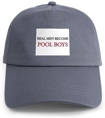 CafePress Real Men Become Pool Boys Cap Adjustable Baseball Cap | Amazon (US)