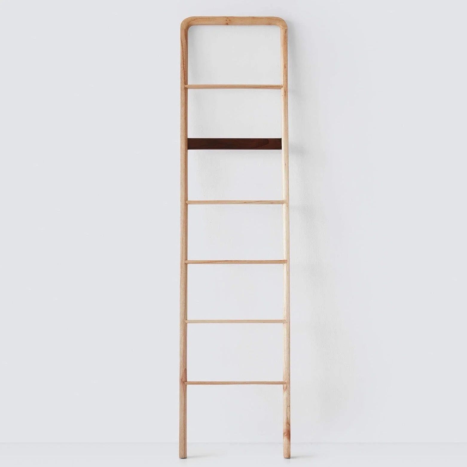 Modern Storage Ladder | Solid Wood Blanket Ladder   – The Citizenry | The Citizenry