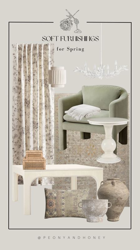 Check out these gorgeous soft home decor and furniture finds for the new Spring season! #amazonfinds #spring #springhome #springdecor #coffeetable #sidetable #accentchair #chandelier #sconce #lighting #rugs #rattan

#LTKSeasonal #LTKhome #LTKFind