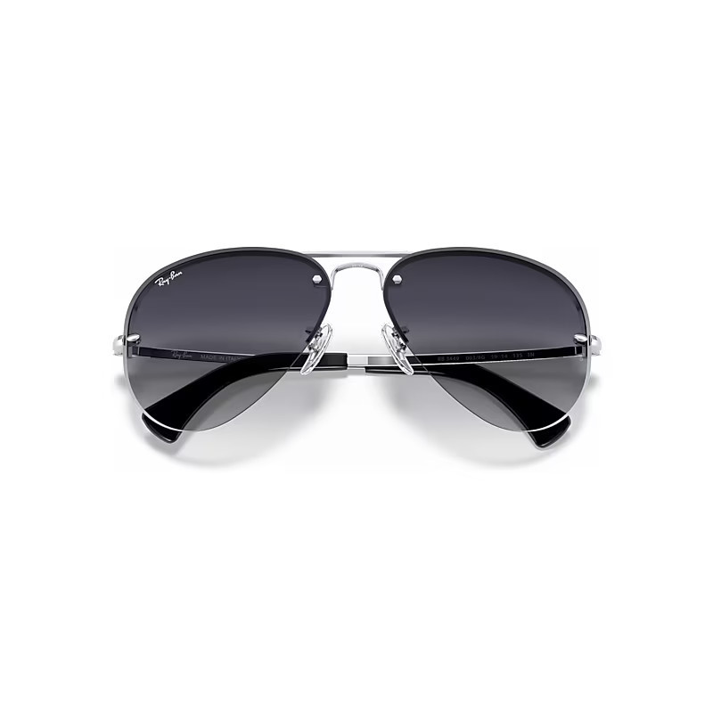 Ray-Ban Rb3449 Sunglasses Silver Frame Grey Lenses 59-14 | Ray-Ban (US)