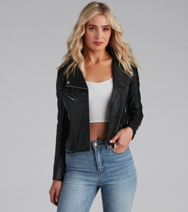 Envy Me Faux Leather Jacket | Windsor Stores