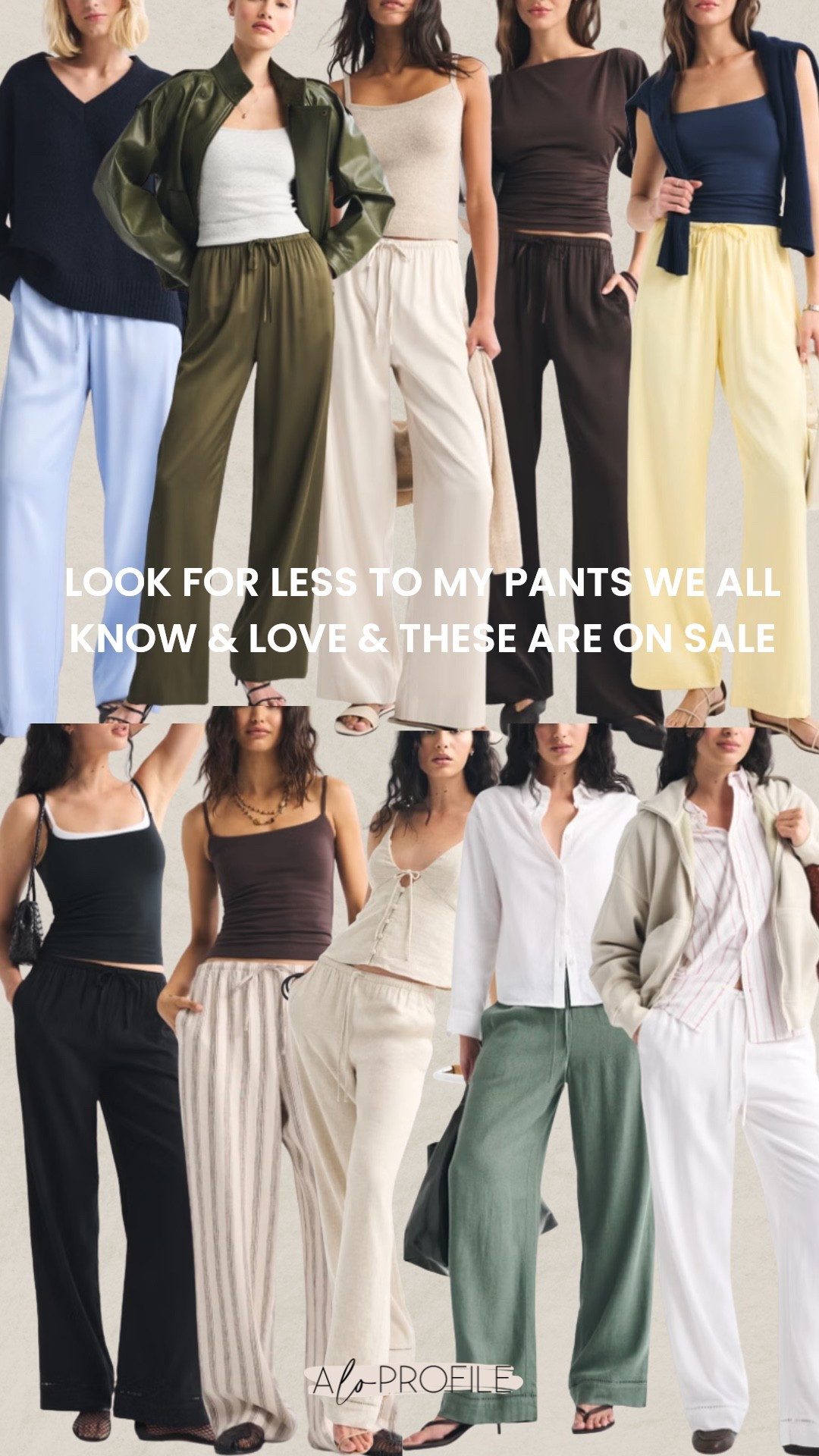 Abercrombie linen & satin pants om sale now ✨ 

#LTKSpringSale #LTKSaleAlert