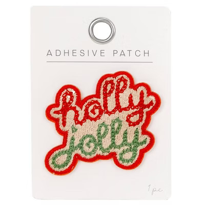 Horizon Group Personalization Adhesive Patch Icon Holly Jolly | Target