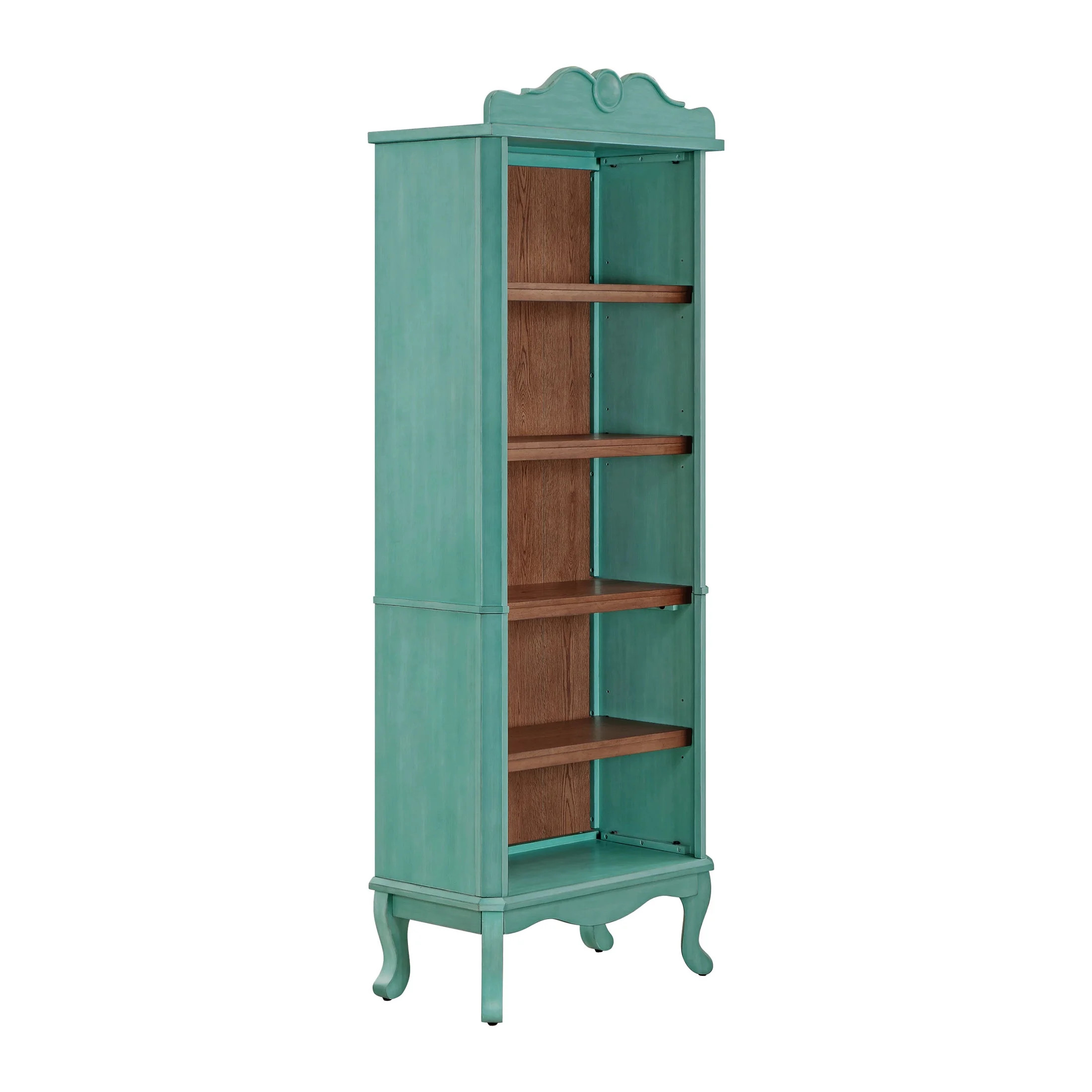 The Pioneer Woman Helen Bookcase Made With Solid Wood Frame, Teal | Walmart (US)