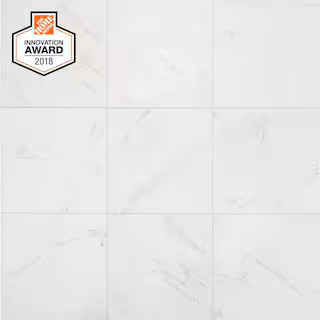 Lifeproof Carrara 18 in. x 18 in. Glazed Porcelain Floor and Wall Tile (17.6 sq. ft. / case) LP50... | The Home Depot