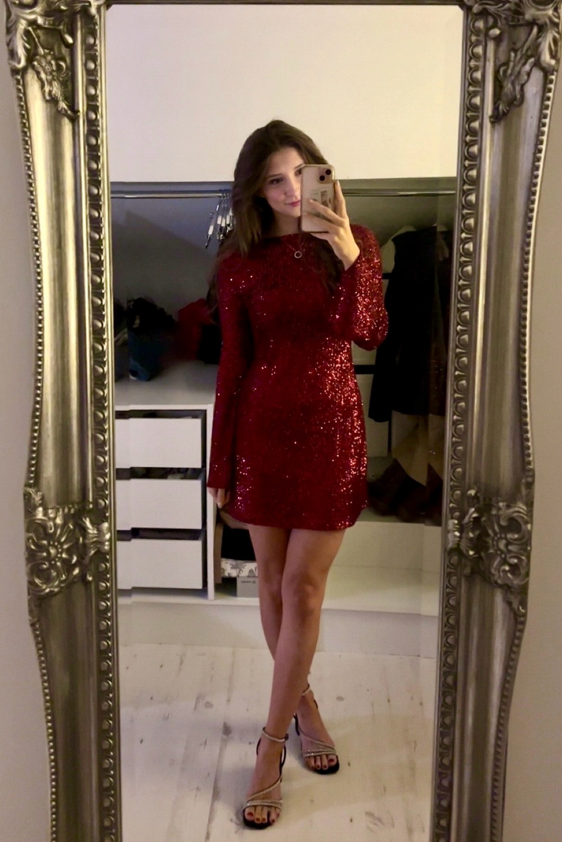Red sparkly dress ✨❤️

#LTKuk #LTKpartywear #LTKwinter