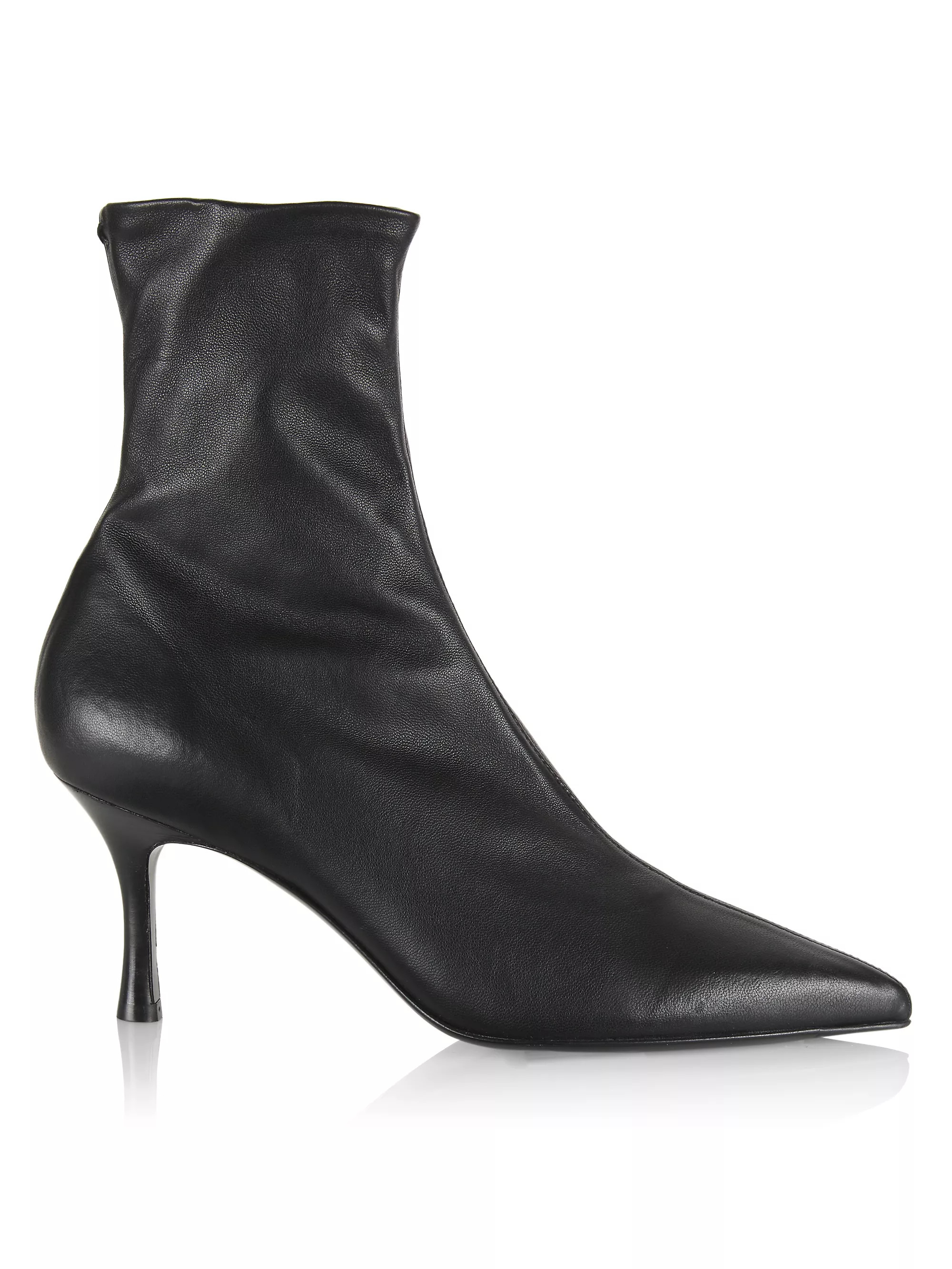 Brea 75MM Leather Booties | Saks Fifth Avenue