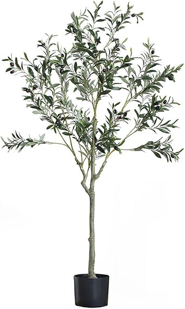 Artificial Olive Tree, 5ft (60'') Tall Fake Plants Suitable for Modern Living Rooms Home Office I... | Amazon (CA)