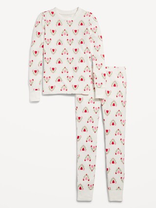 Printed Snug-Fit Graphic Pajama Set for Girls | Old Navy (CA)