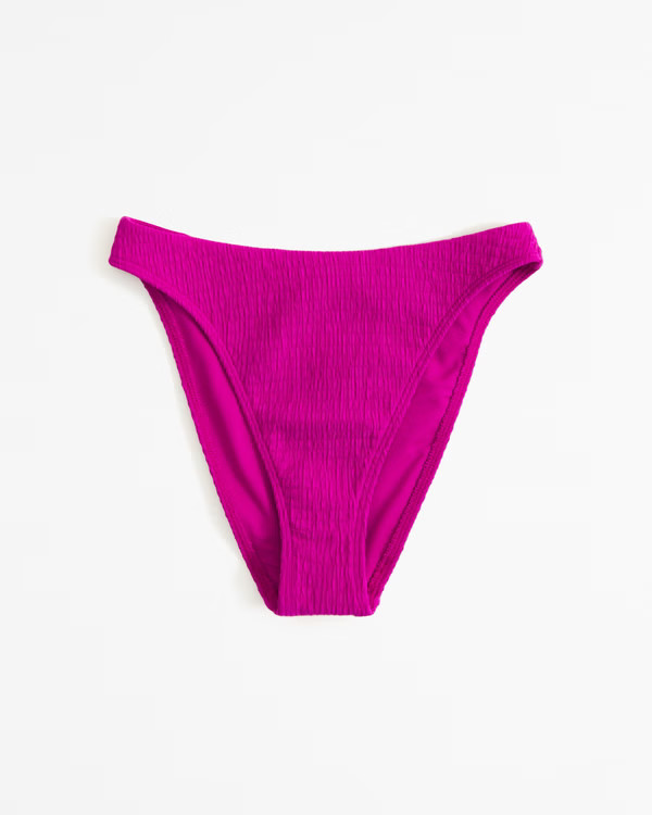 Curve Love Mid-Rise High-Leg Moderate Bottom | Abercrombie & Fitch (US)