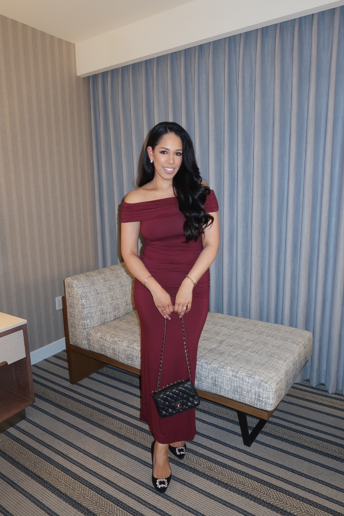 Moms night out ✨ Wearing a beautiful burgundy midi dress @Revolve #mididress #dressedup #speingfashion #momlife

revolve dress
house of harlow dress
burgundy dress
midi dress
gala dress
spring fashion 2026
spring outfit

#LTKootd #LTKmomlife #LTKgrwm