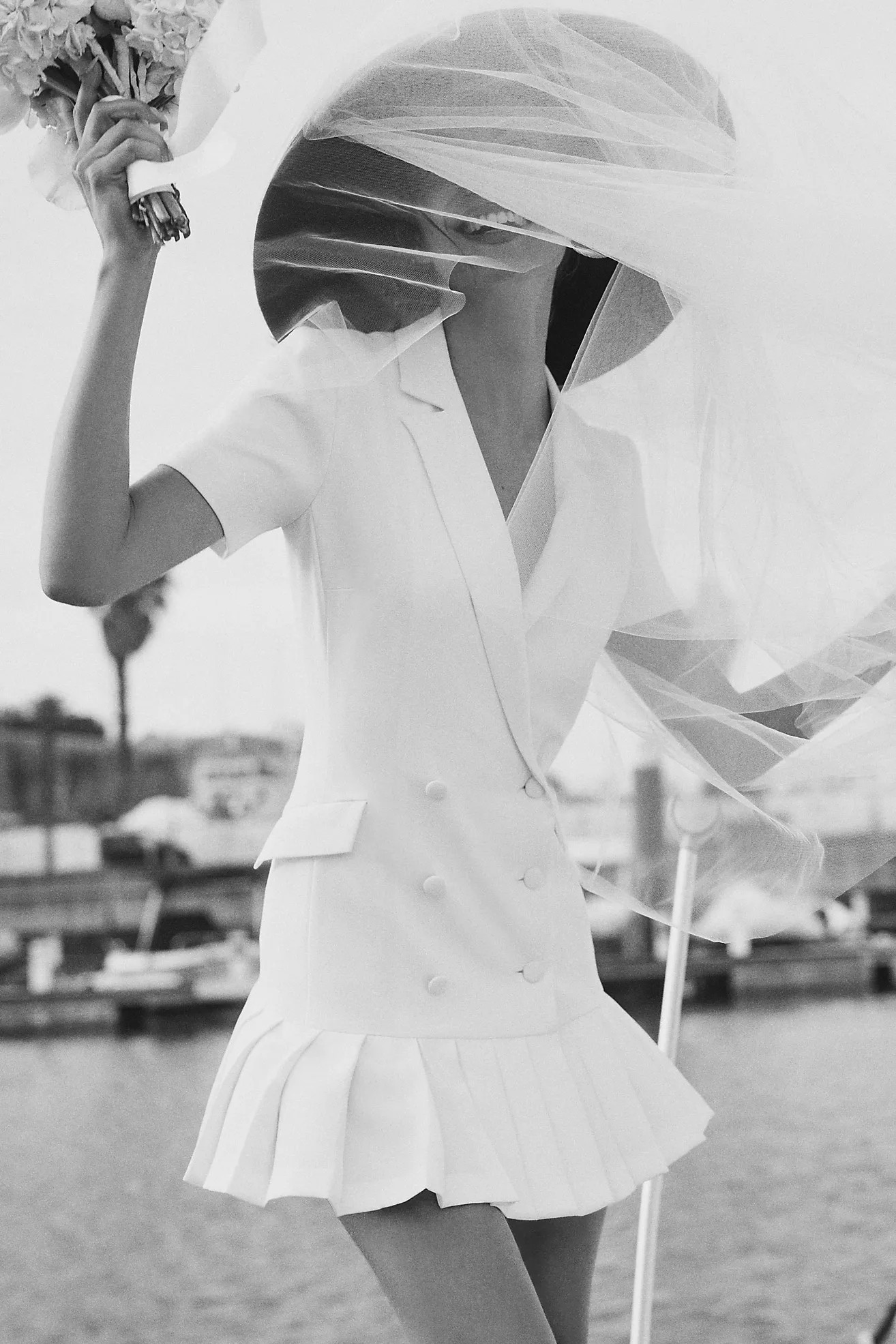 PARIS by Debra Moreland Floating Cathedral Veil | Anthropologie (US)