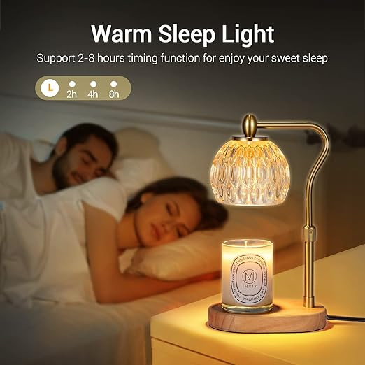 NVRGIUP Candle Warmer, Candle Warmer Lamp with Timer & Dimmer Candle Warmer Height Adjustable Sce... | Amazon (US)