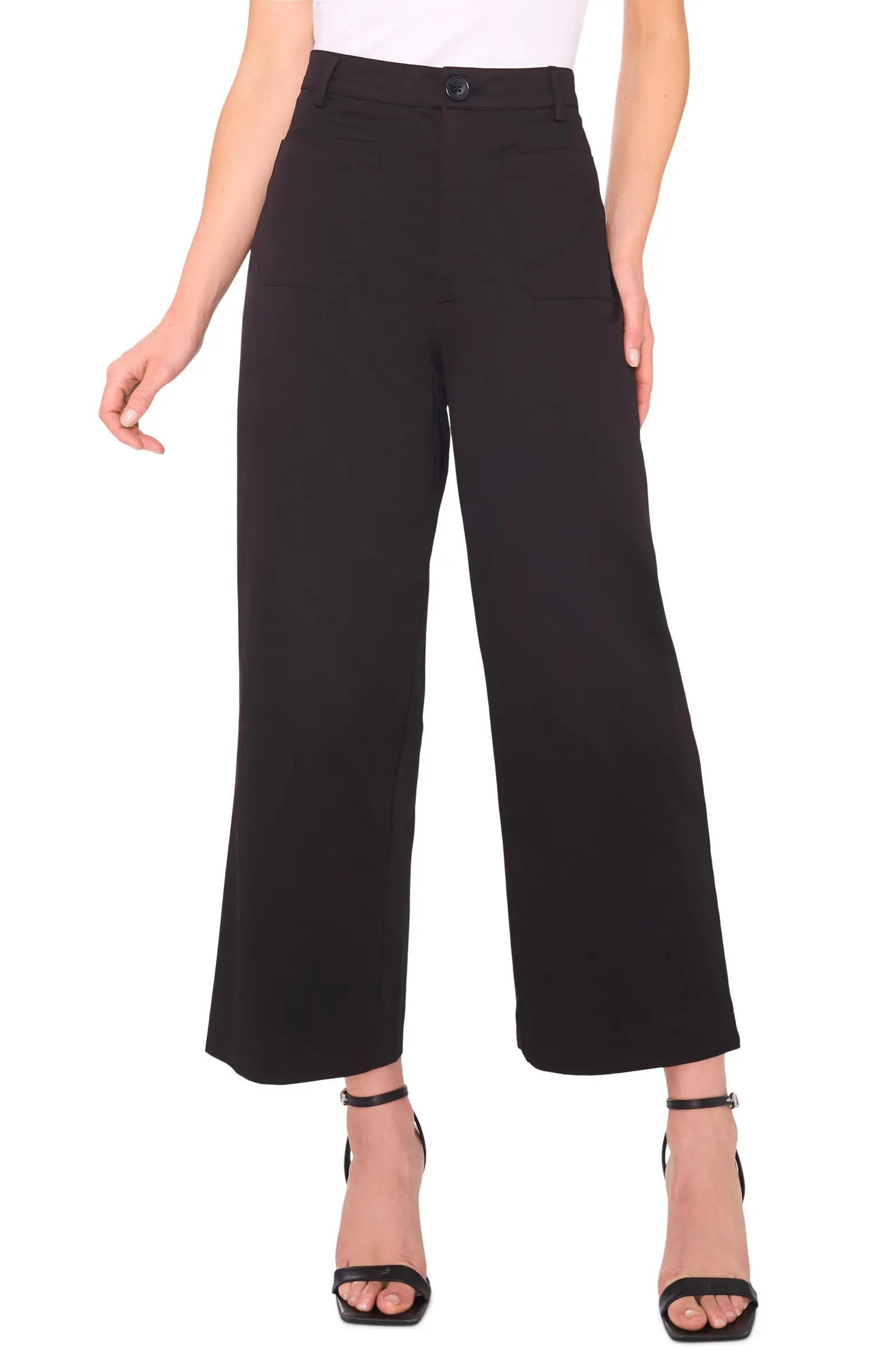 Patch Pocket Crop Twill Pants | Nordstrom Rack