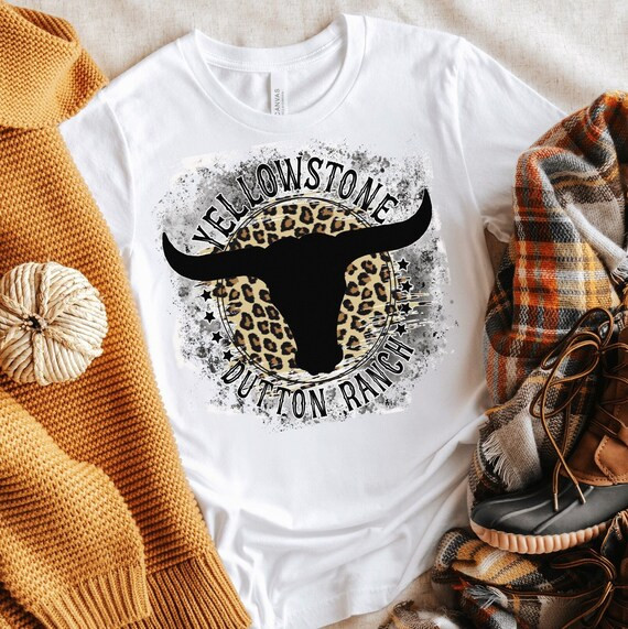 Yellowstone Dutton Ranch Leopard Shirt yellowstone Leopard | Etsy | Etsy (US)