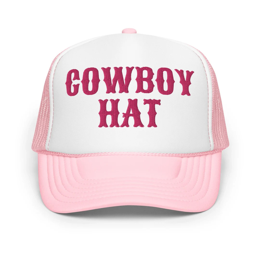 Cowboy Hat Trucker Hat - Etsy | Etsy (US)