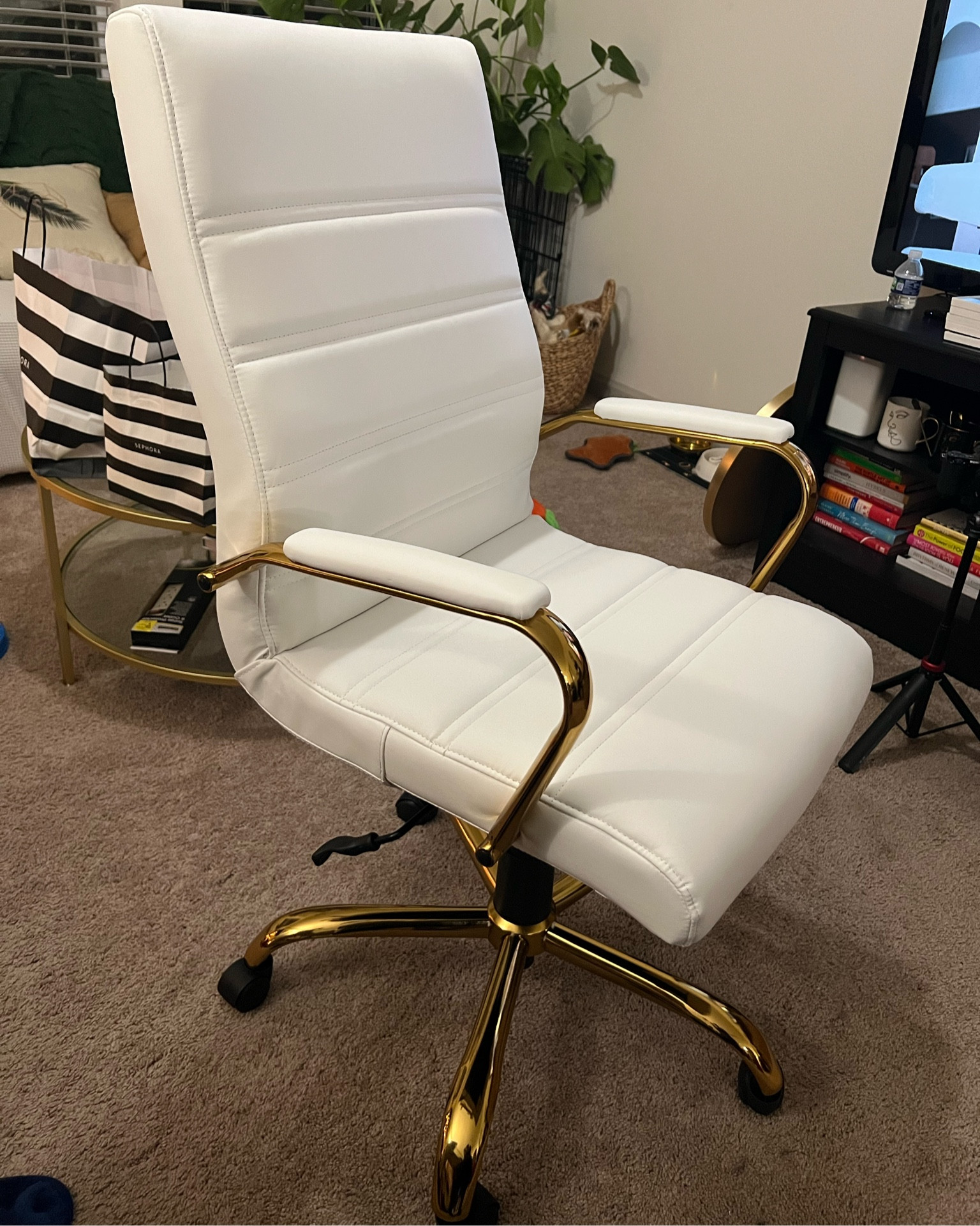 WFH chair that’s so affordable, comfy and pretty! 

#LTKhome #LTKGiftGuide