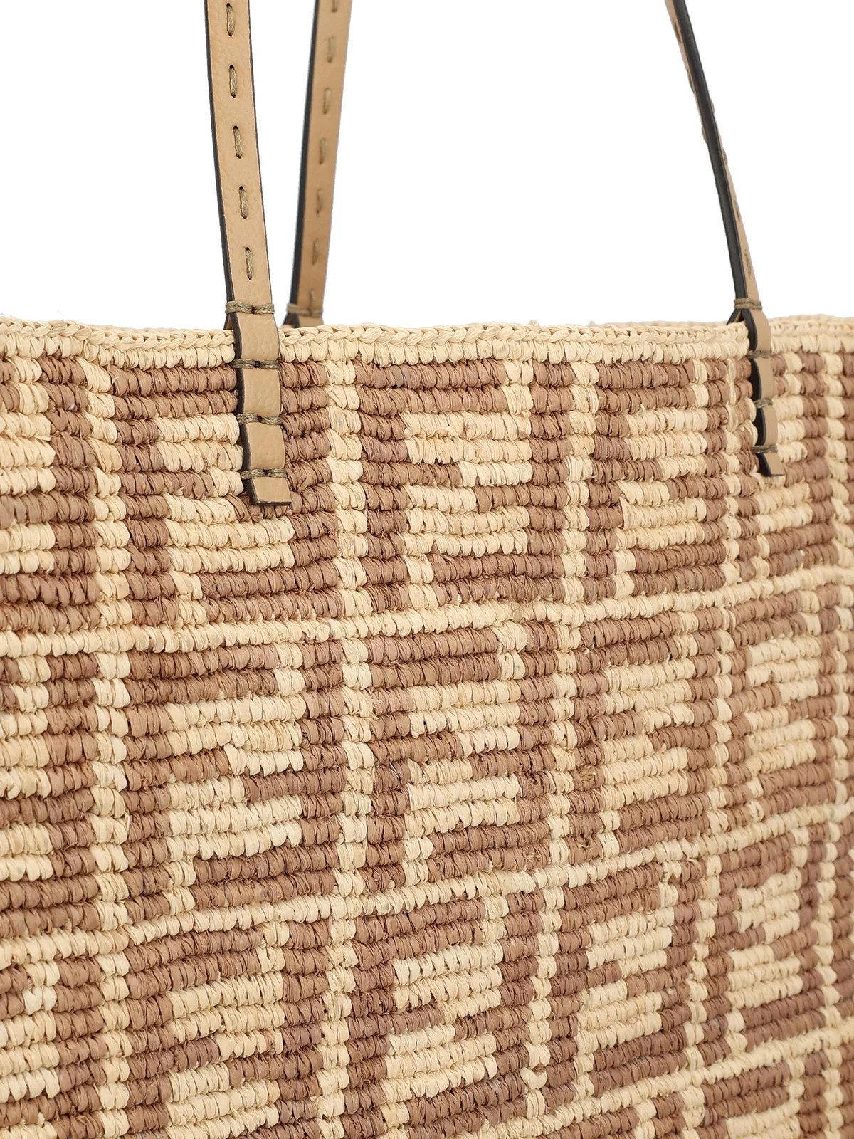 Fendi Large Roll FF Crochet Tote Bag | Cettire Global