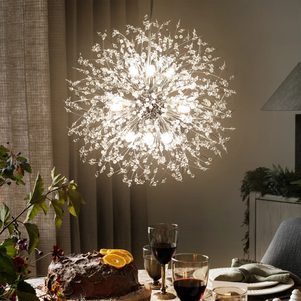 Wallin 9 - Light Sphere Dimmable Sputnik Chandelier | Wayfair North America