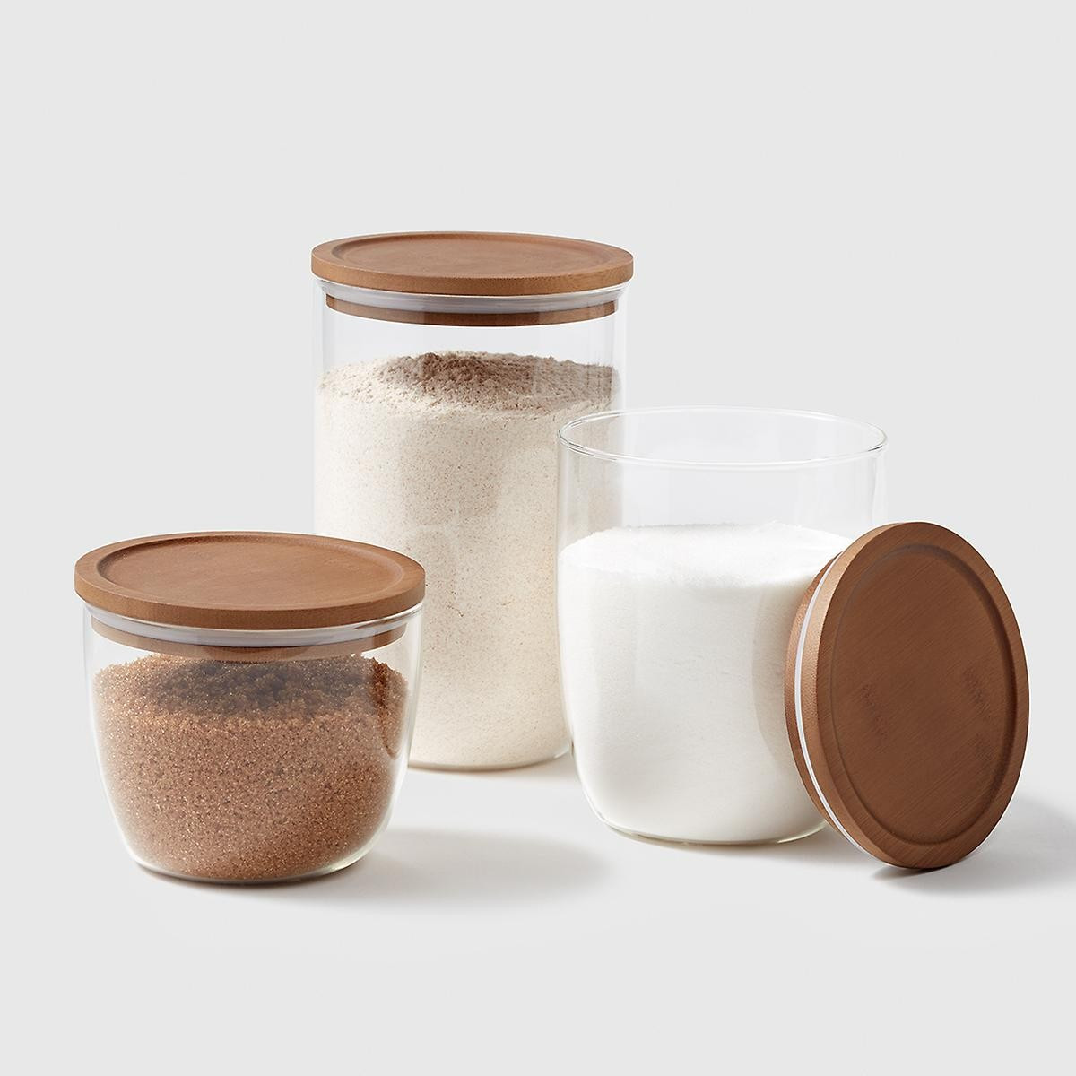 Marie Kondo Medium Modular Glass Canister Clear | The Container Store