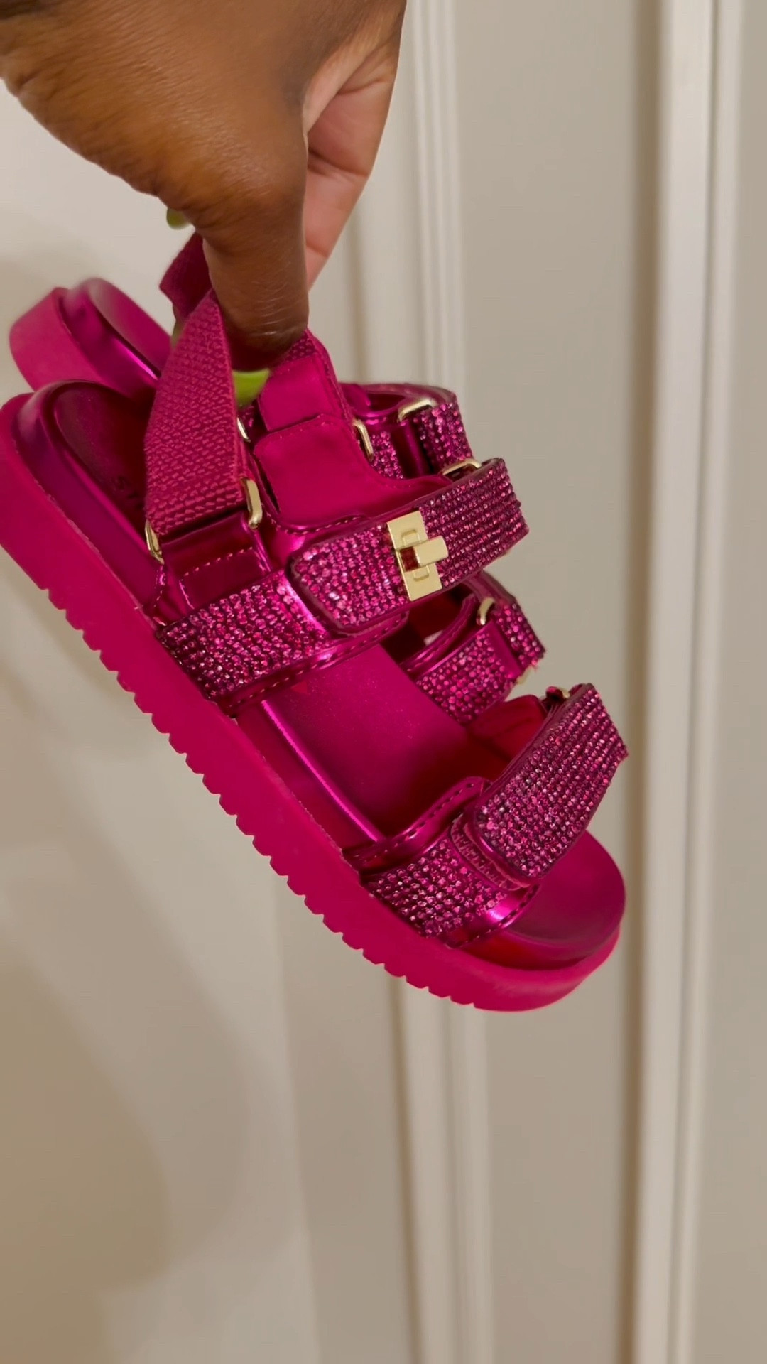 I found the cutest fuschia sandals for the little divas in your life.

#LTKStyleTip #LTKShoeCrush #LTKKids
