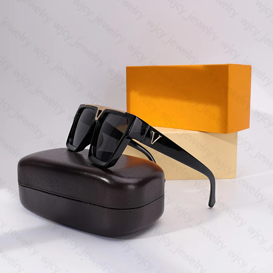 Designer Sunglasses Fashion Summer Beach Glasses Full Frame Letter Rectangle Design for Man Woman... | DHGate