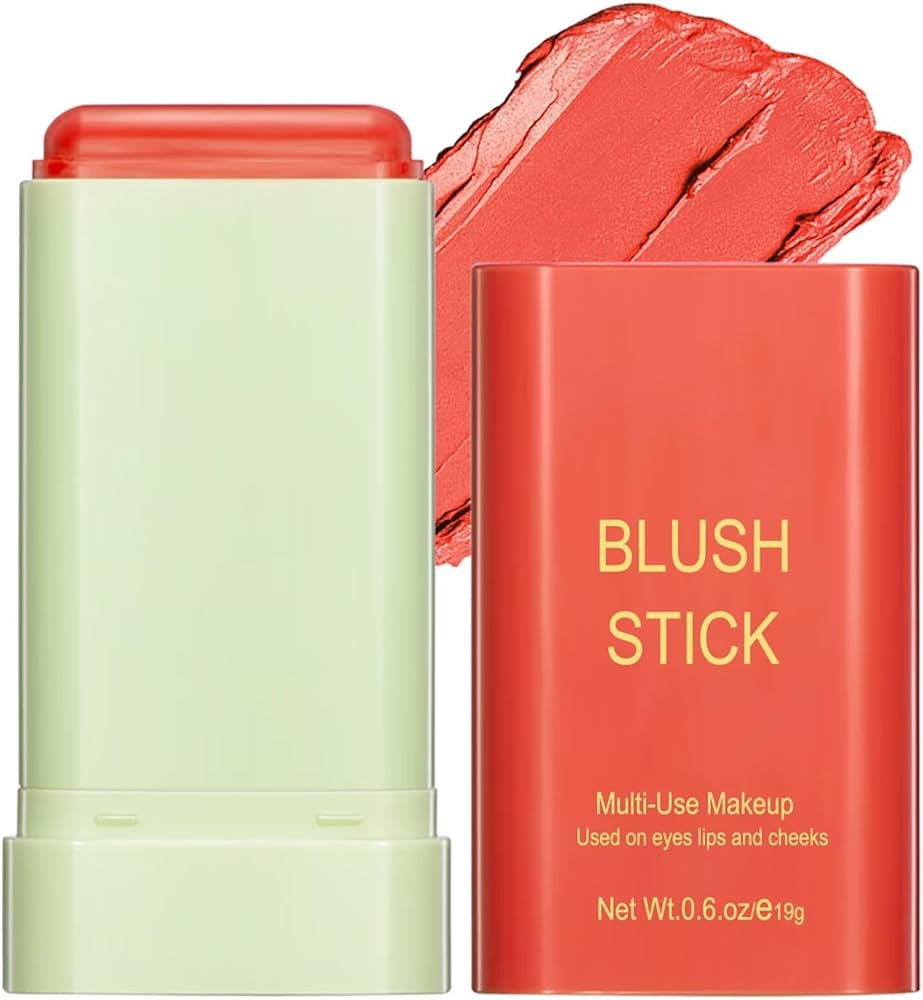 Multi-Use Makeup Blush Stick,Beauty Solid Moisturizer Stick,Waterproof Natural Nude Makeup,Tinted... | Amazon (US)
