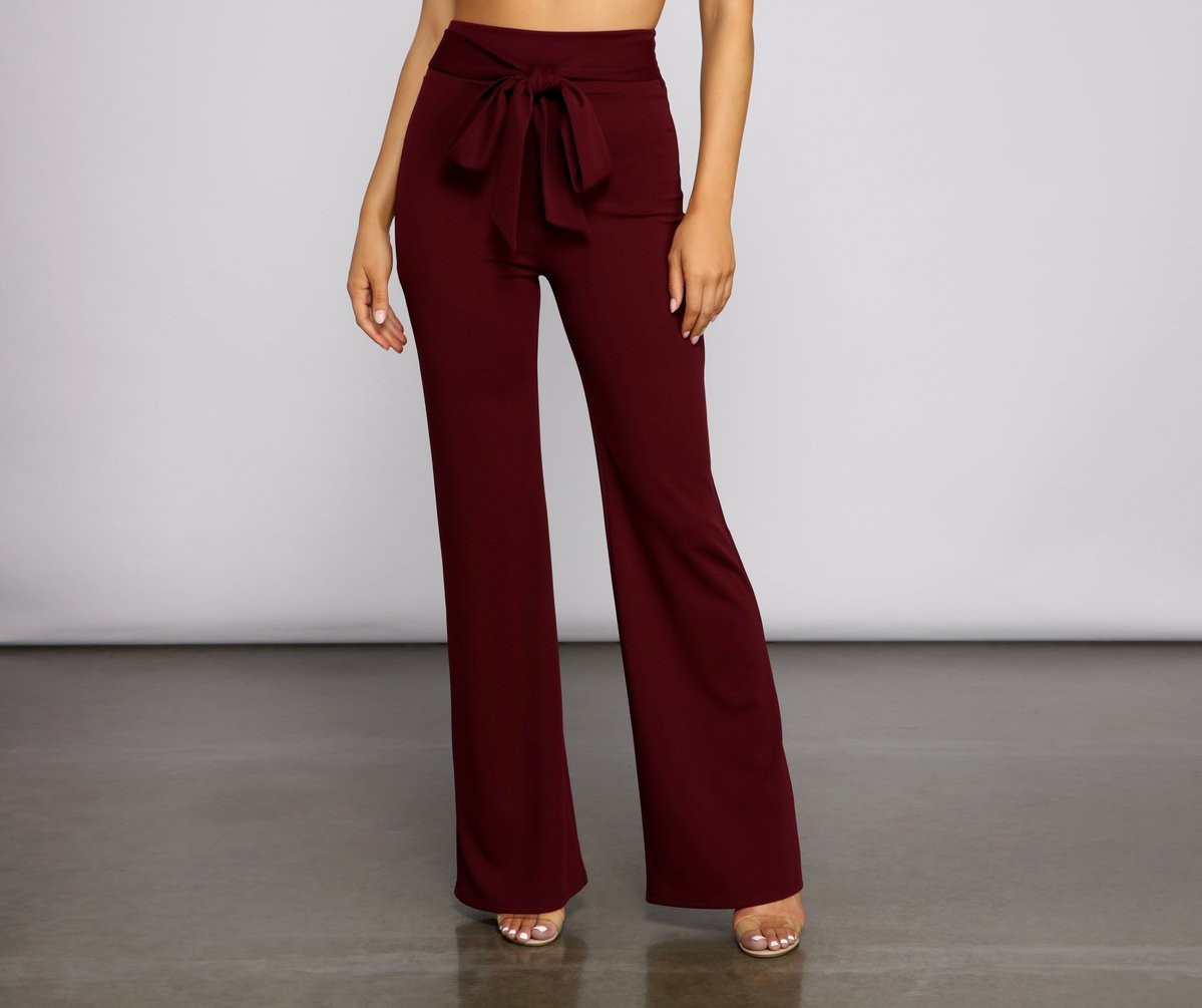 Sealed With Style Tie-Waist Pants | Windsor Stores