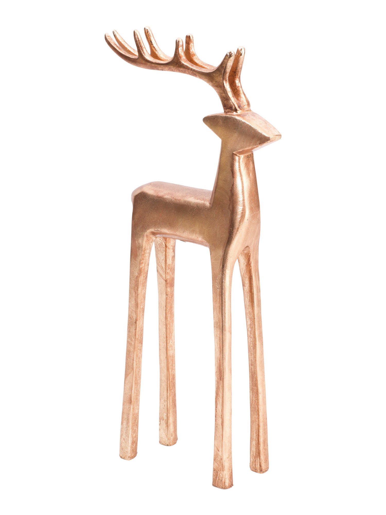 20in Resin Metallic Reindeer Decor | TJ Maxx