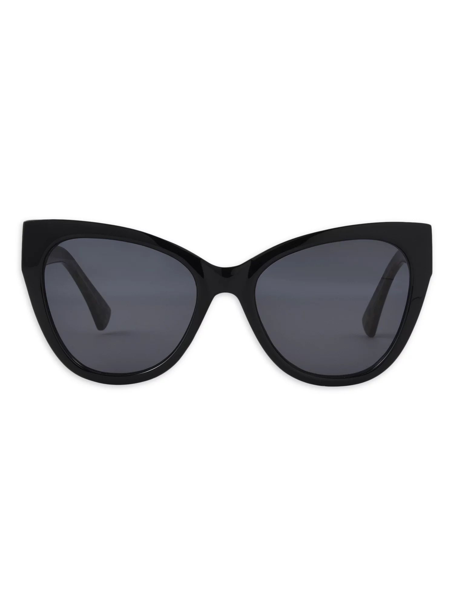 Sofia Vergara Women's Cat Eye Black Sunglasses - Walmart.com | Walmart (US)