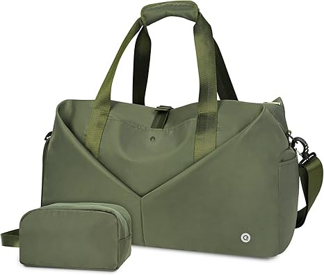 Ceneda 20" Gym Bag for Women with Wet Pocket & Shoe Compartment, Lightweight Duffel Waterproof Ca... | Amazon (US)