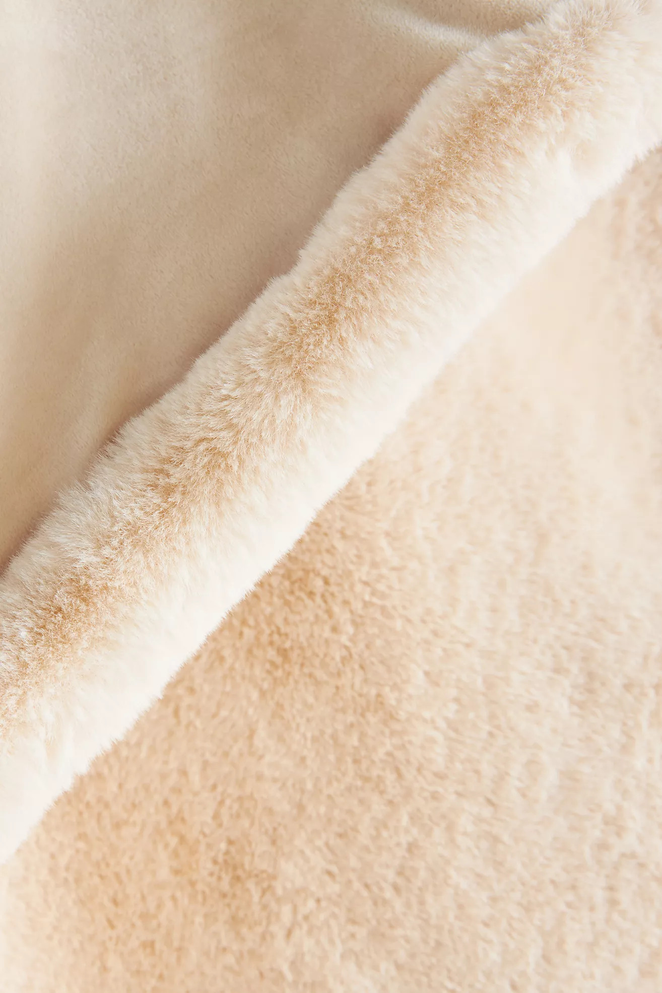 The Sophie Faux Fur Throw Blanket | Anthropologie (US)