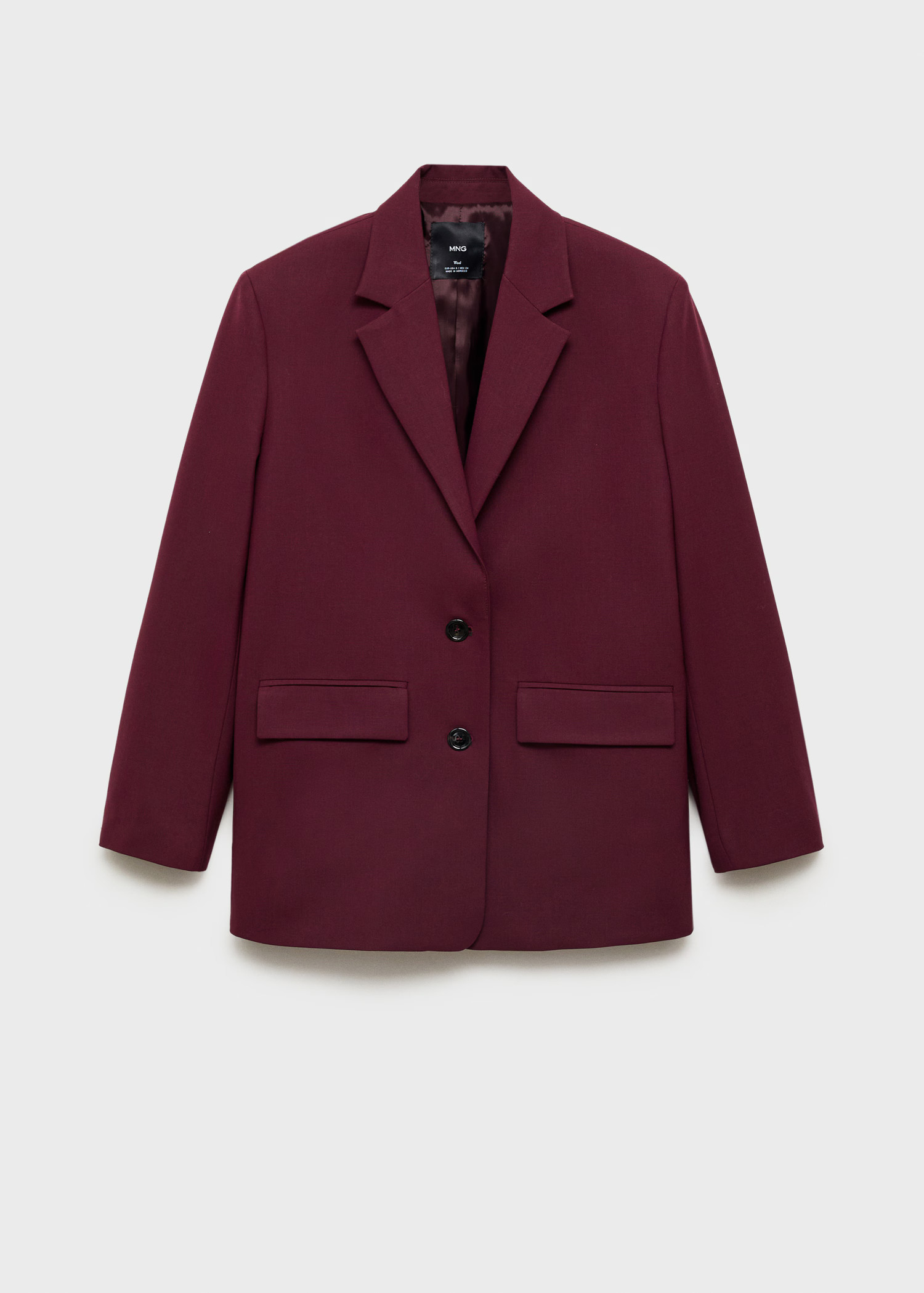 Wool jacket with pockets - Women | MANGO USA | Mango (US/MX/AU)